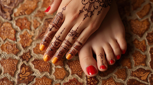 Manicure and Pedicure Moroccan 